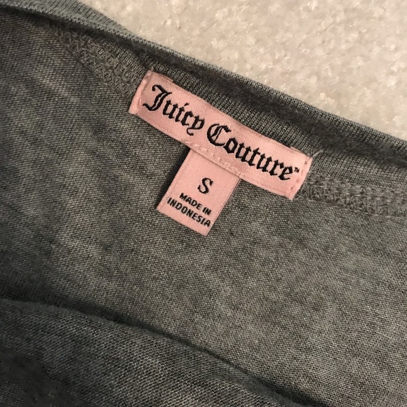 Juicy Couture Long Sleeve Low Back Shirt Top Small - Picture 4 of 4